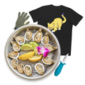 Wet Kitties Shuck Kit — Oysters + Tools + Pocket Tee