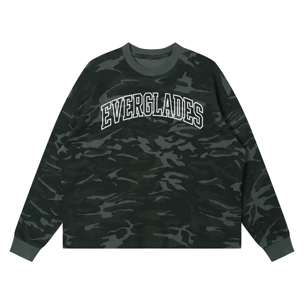 Everglades Waffle Boxy Long Sleeve