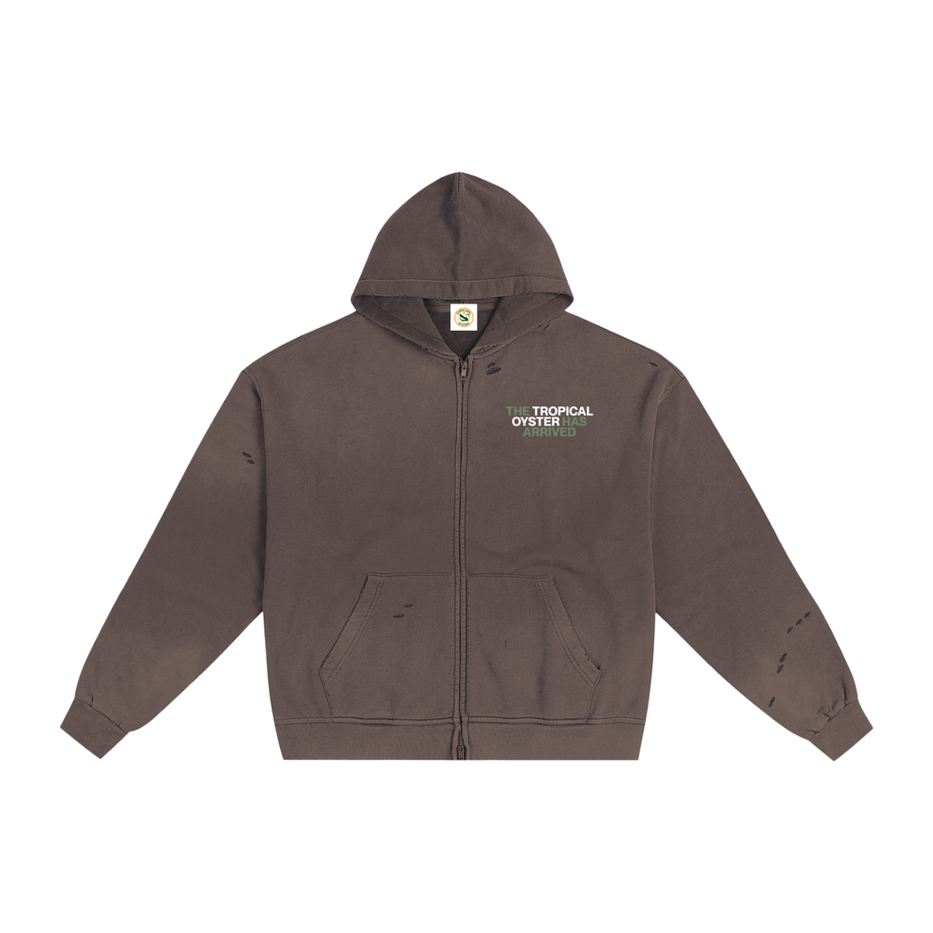 The Topical Oyster Zip Hoodie