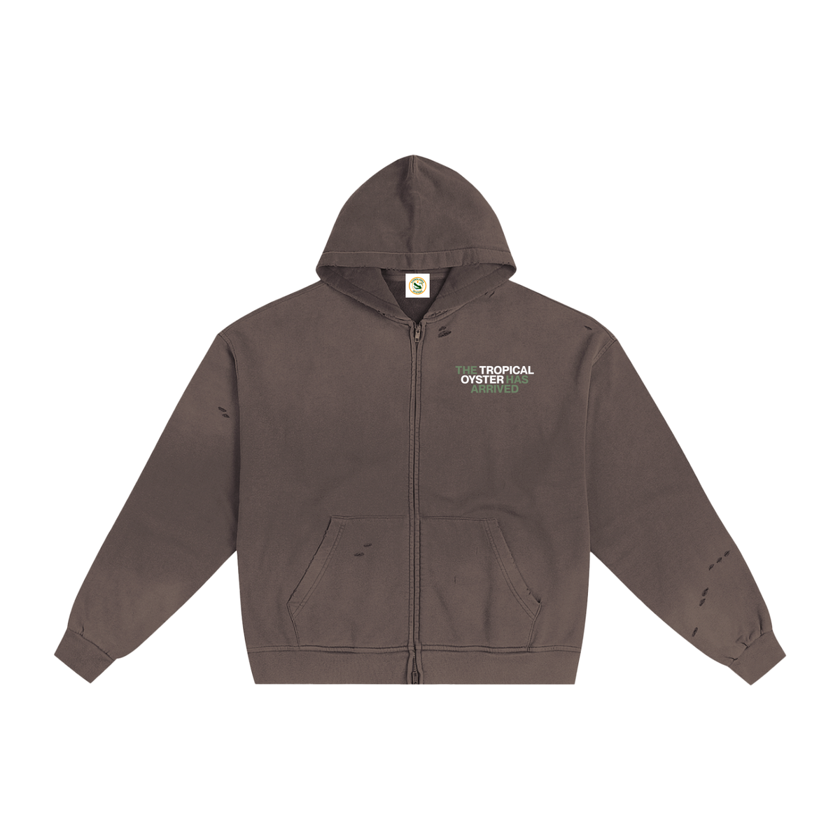 The Topical Oyster Zip Hoodie