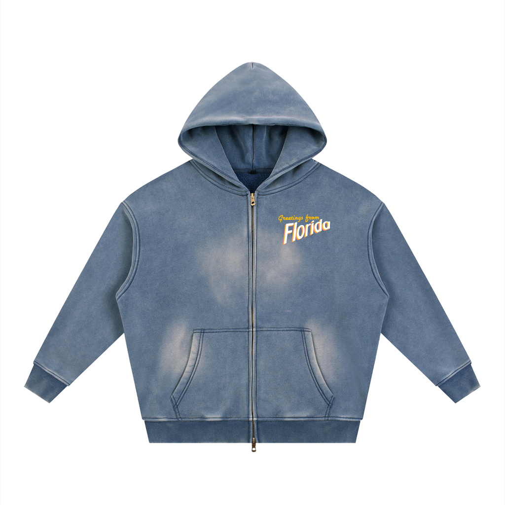 Greetings From Florida Fleece Hoodie