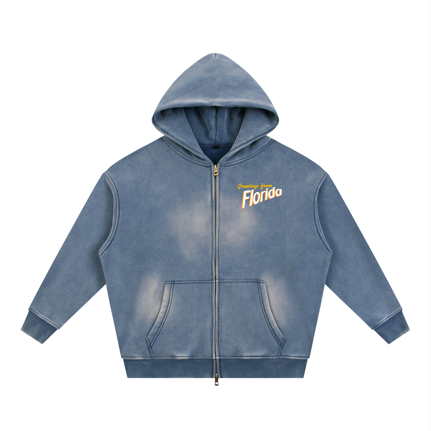 Greetings From Florida Fleece Hoodie
