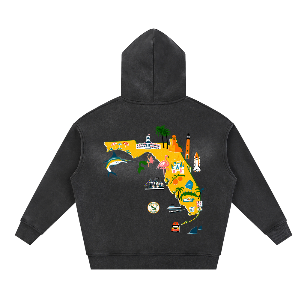 Greetings From Florida Fleece Hoodie