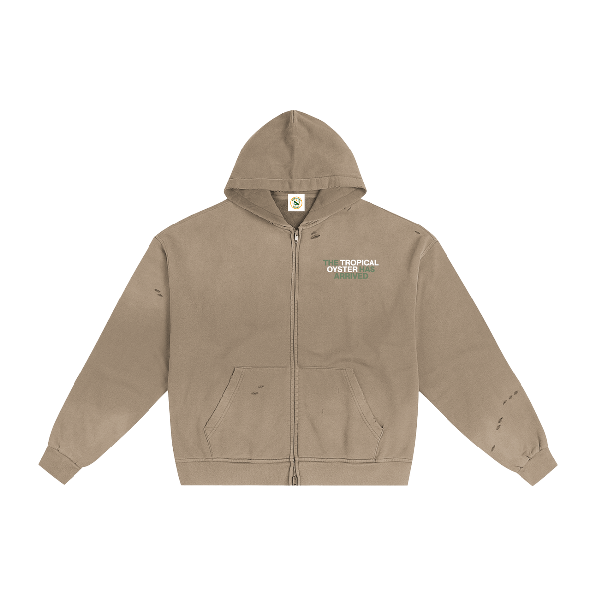 The Topical Oyster Zip Hoodie
