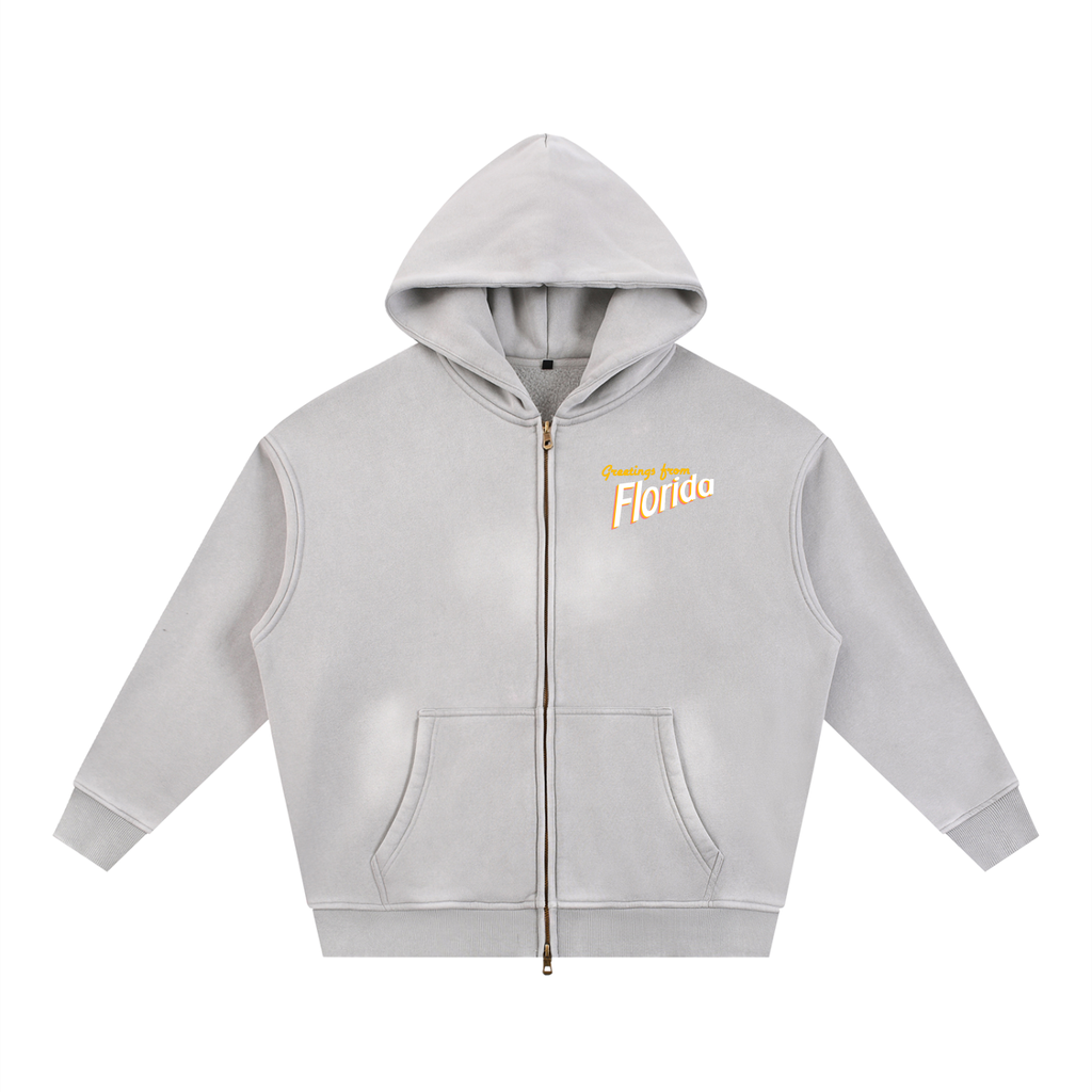 Greetings From Florida Fleece Hoodie