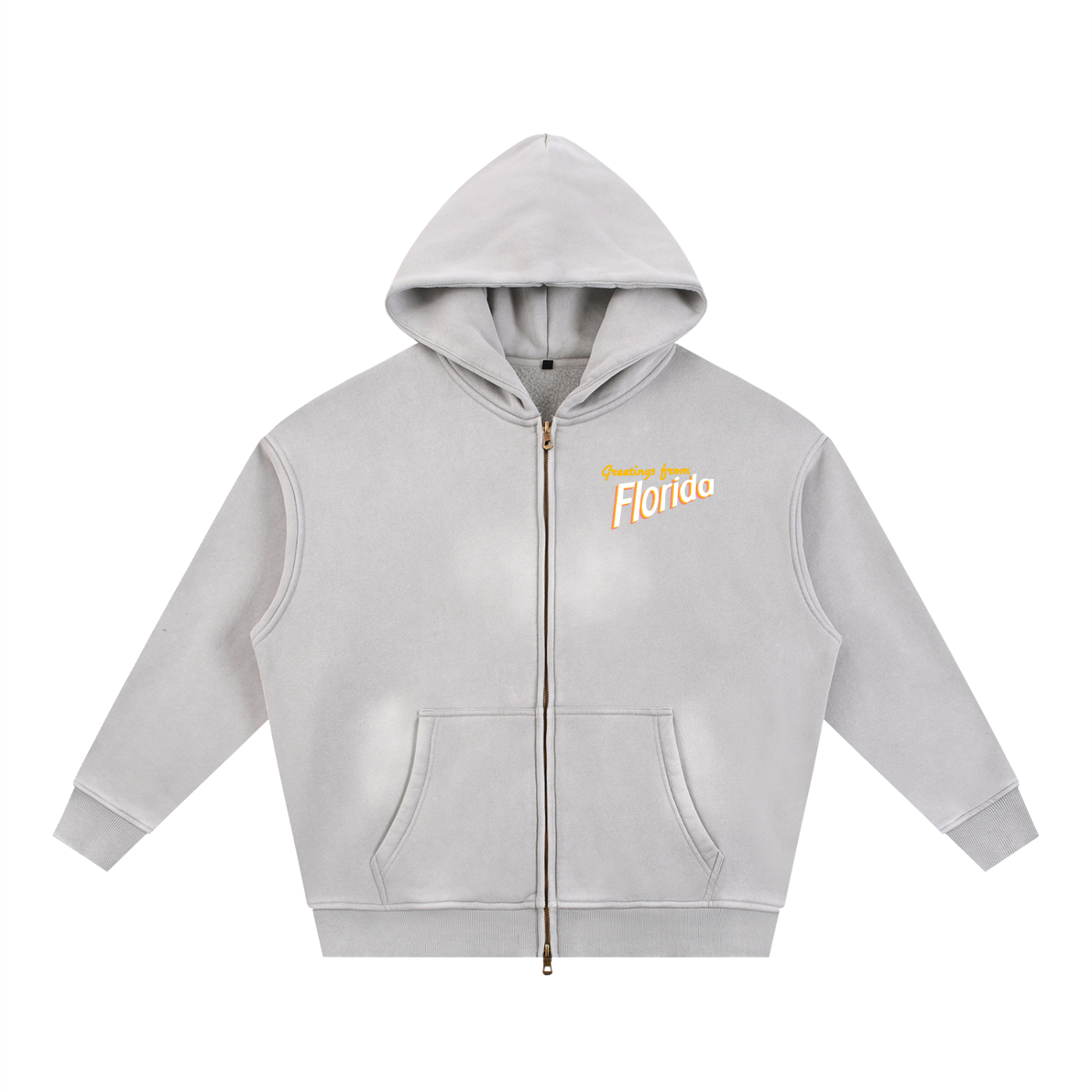 Greetings From Florida Fleece Hoodie