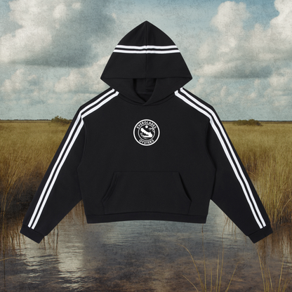 Everglades Stripe Cropped Hoodie