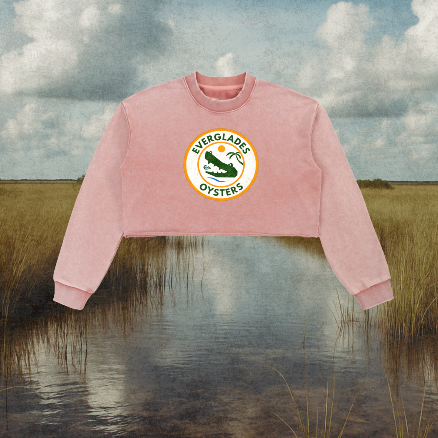 Classic Logo Cropped Sweatshirt