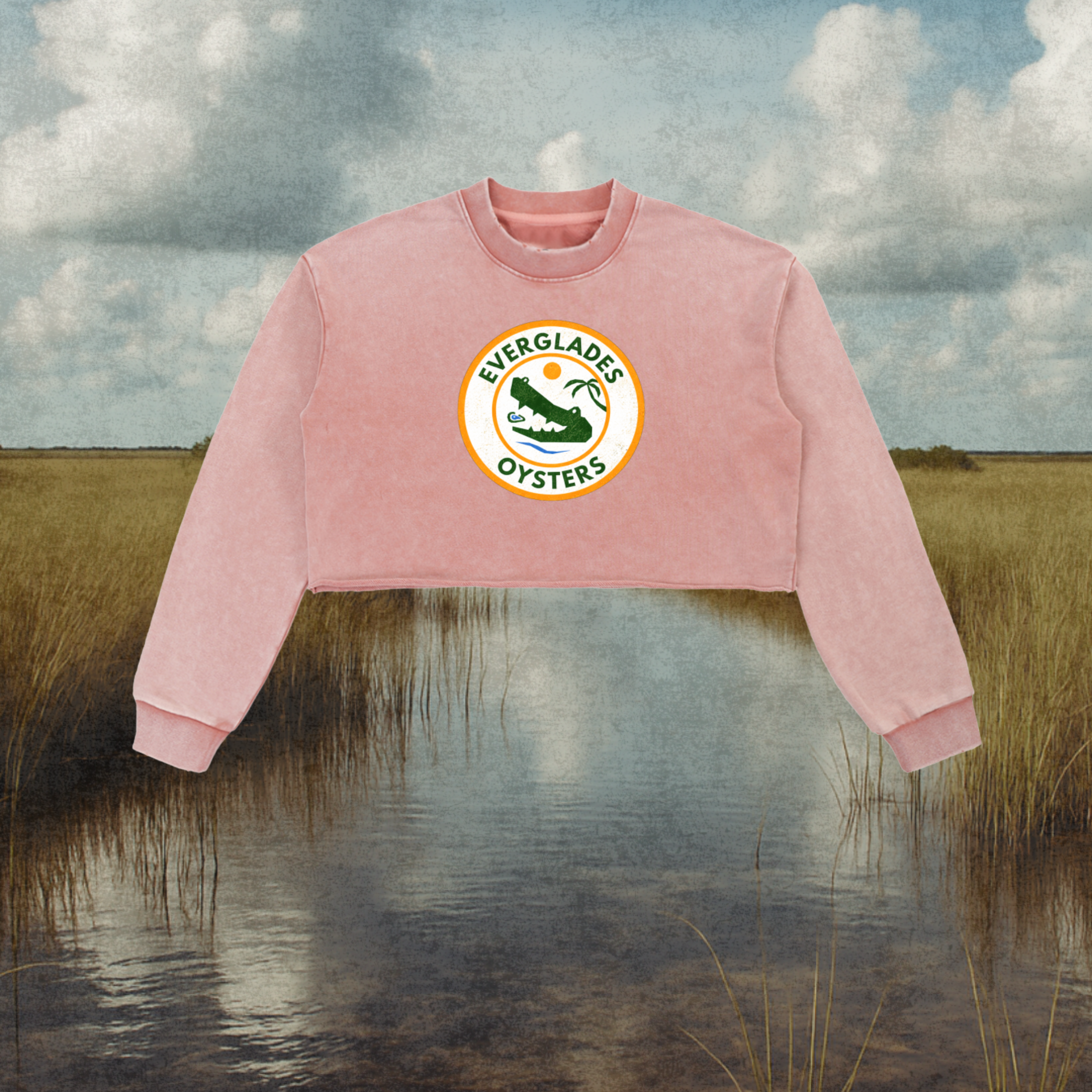 Classic Logo Cropped Sweatshirt