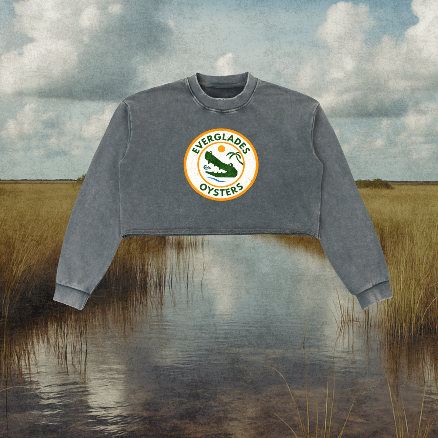 Classic Logo Cropped Sweatshirt