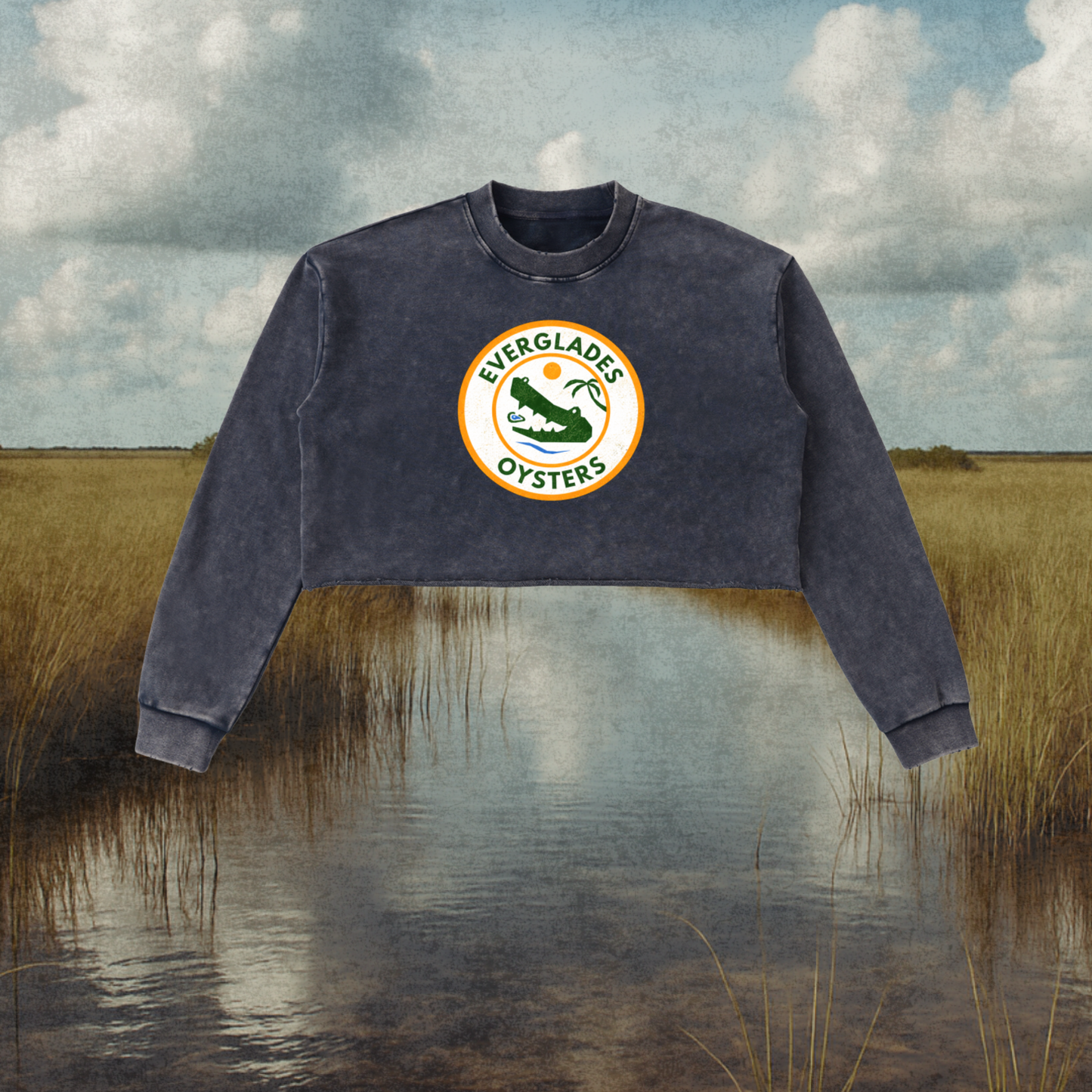 Classic Logo Cropped Sweatshirt