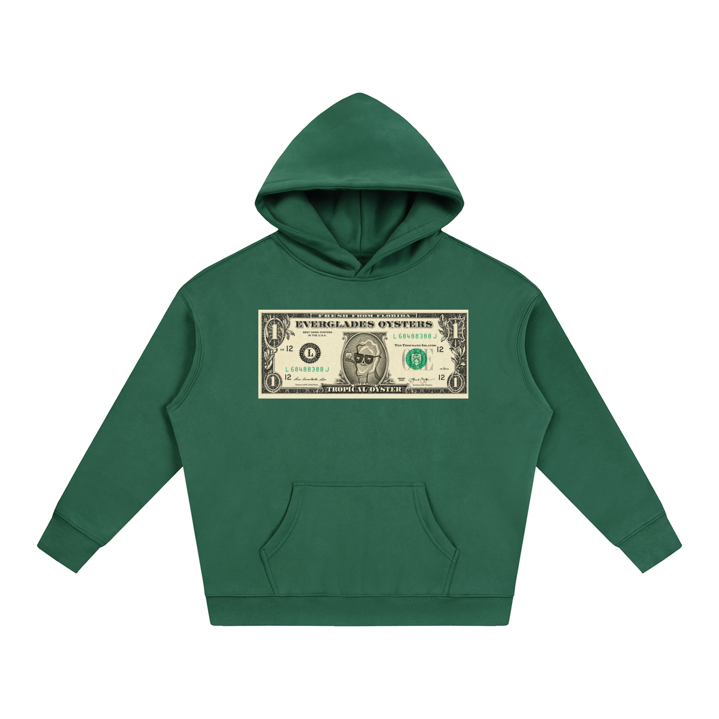 Oyster Dollar Bill Hoodie