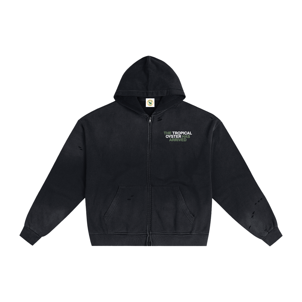 The Topical Oyster Zip Hoodie