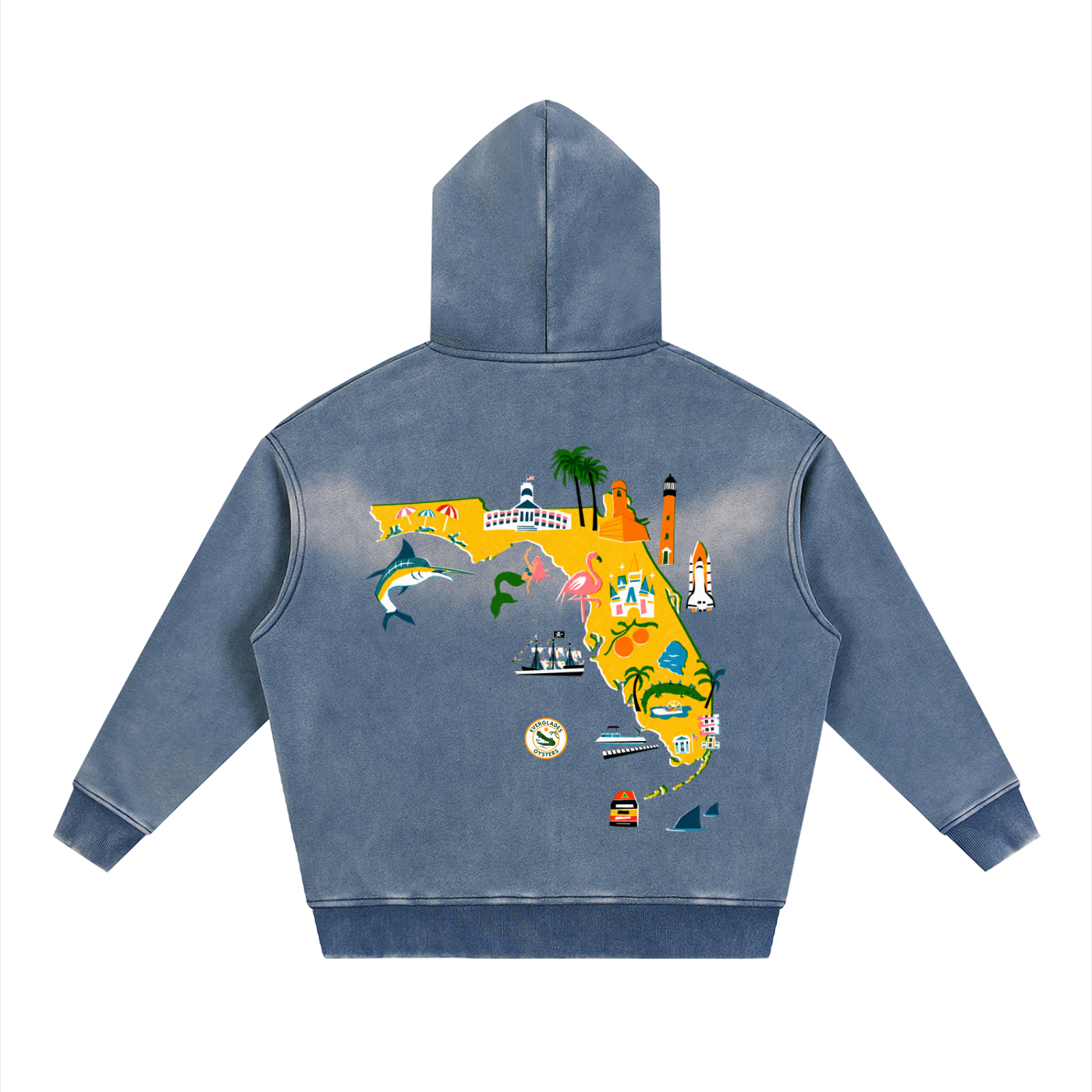 Greetings From Florida Fleece Hoodie