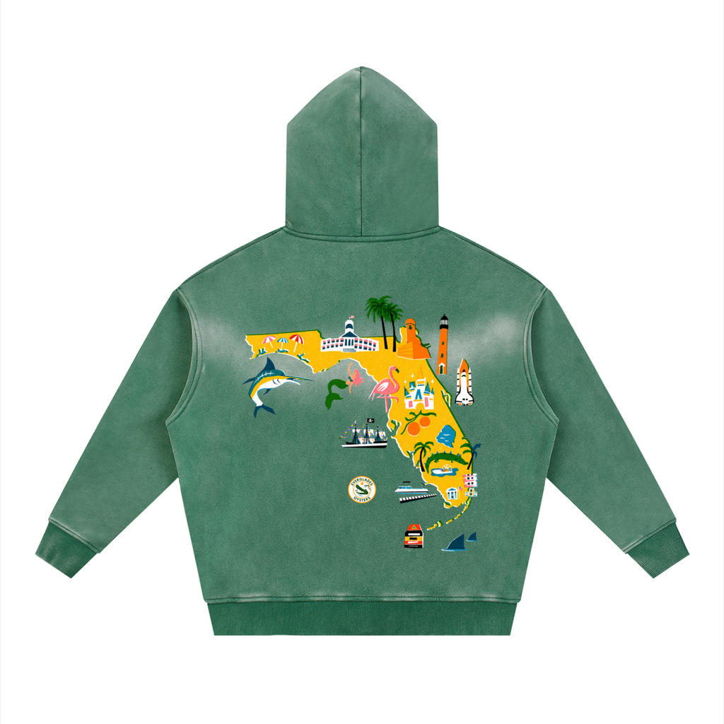 Greetings From Florida Fleece Hoodie