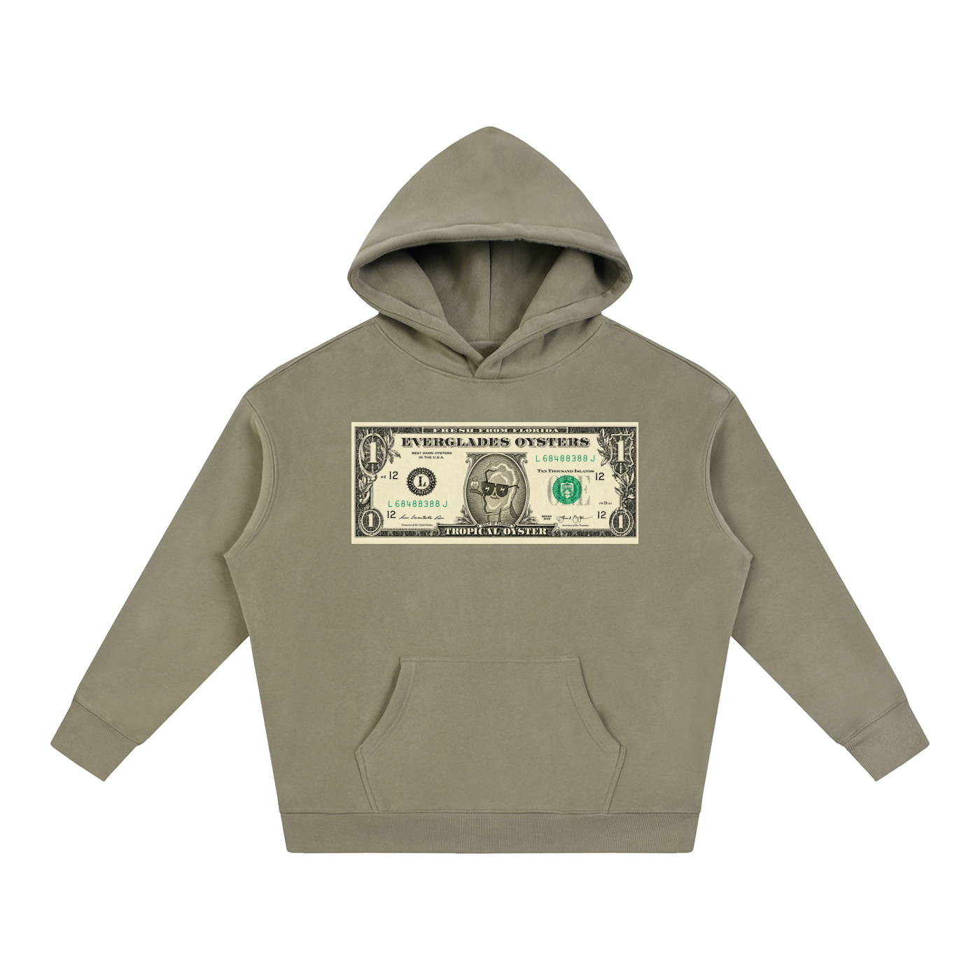 Oyster Dollar Bill Hoodie